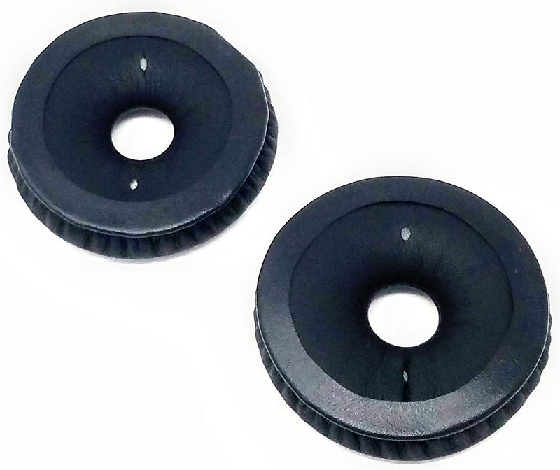 Compete Audio - Replacement Ear Pads - Telex Airman 850 - Black Leatherette Gel Ear Cushions - 60mm Diameter - 1 Pair - Image 2